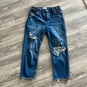 Abercrombie and Fitch Ankle Straight Ultra High Rise